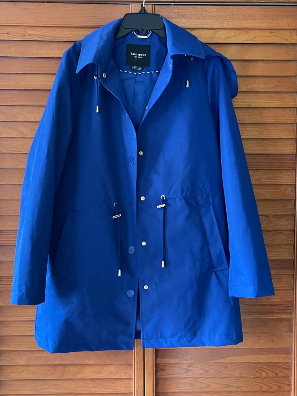 Kate Spade New York Magic Print Hooded Rain Jacket. Size S Women 
#360